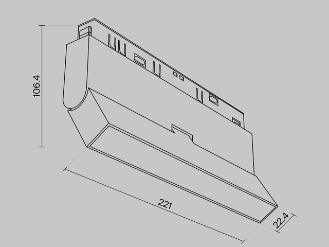 Трековый светильник Technical TR036-2-12W3K-W фото:2
