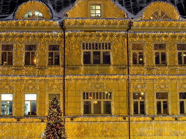 Светодиодная гирлянда ARD-CURTAIN-CLASSIC-2000x3000-CLEAR-760LED-BLINK Warm-White (230V, 60W) (Ardecoled, IP65) фото:4