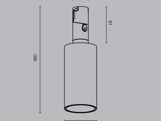 Трековый светильник Technical TR207-1-3W3K-B фото:8