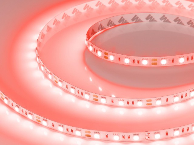 Лента RT-B60-10mm 12V Red (14.4 W/m, IP20, 5060, 5m) (Arlight, 14.4 Вт/м, IP20) фото:3