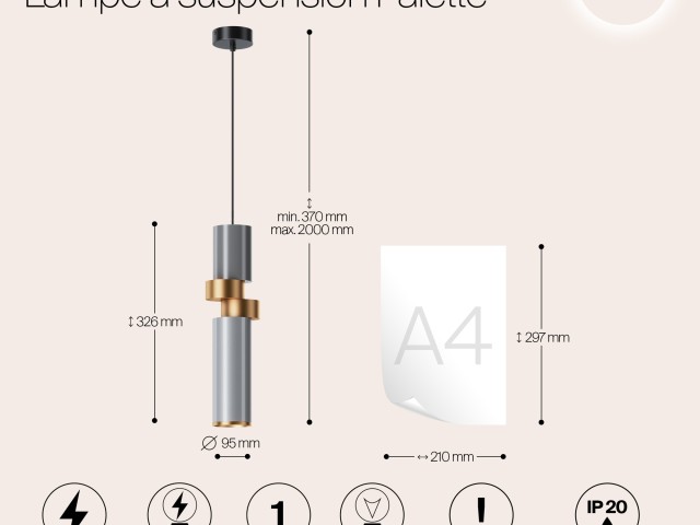Подвесной светильник Maytoni MOD303PL-01CFL2 фото:14