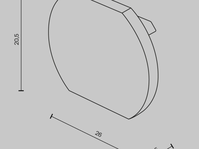 Комплектующие для накладной трековой системы Technical TRA172EC-R-11B фото:5