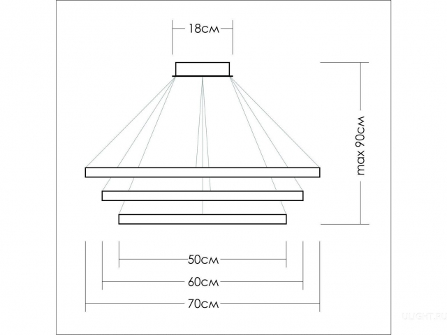 Подвесной светильник ULIGHT Haloin Фото:13