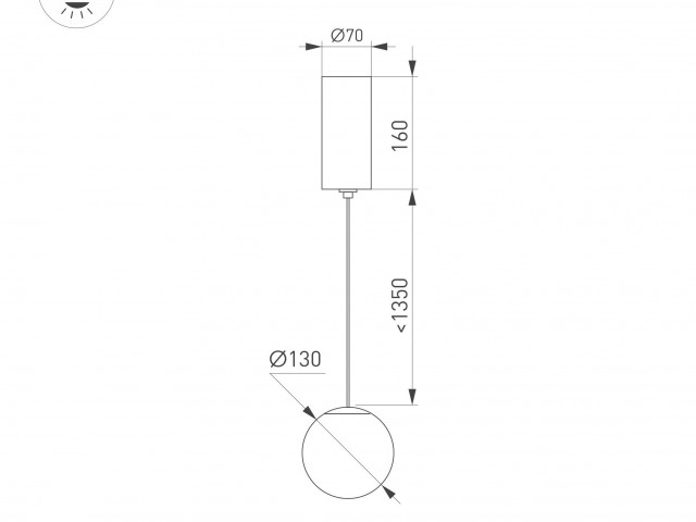 Светильник SP-BEADS-HANG-R130-10W Warm3000 (BK-GD, 250 deg, 230V) (Arlight, IP20 Металл, 5 лет) фото:9