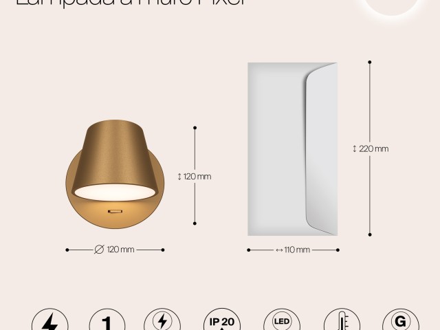 Настенный светильник (бра) Maytoni MOD421WL-L6BS3K фото:22