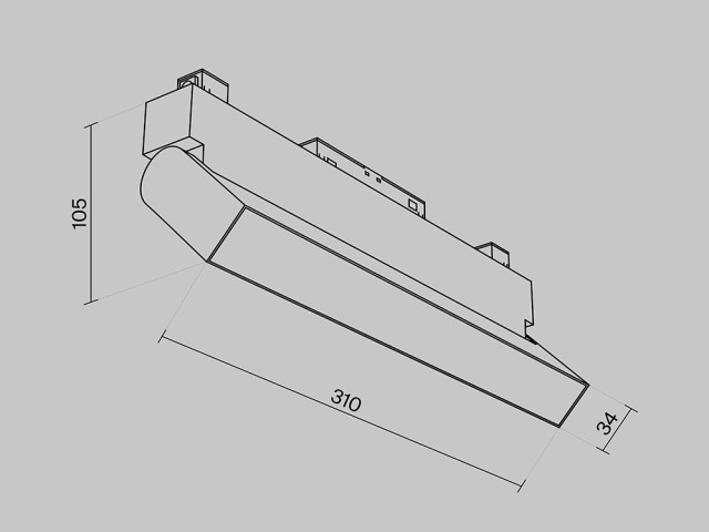 Трековый светильник Technical TR075-2-20W4K-W фото:10