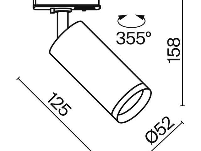 Трековый светильник Technical TR021-1-12W4K-W-D-W фото:8