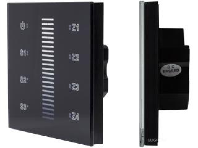 INTELLIGENT ARLIGHT Сенсорная панель DALI-901-11-ADDR-3SC-DIM-DT6-IN Black (BUS) (IARL, IP20 Пластик, 3 года) фото:3