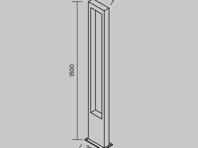 Садово-парковый светильник Outdoor O425FL-L20GF фото:3
