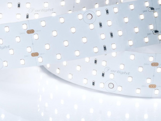 Лента RT 2-2500 24V Cool 8K 4x2 (2835, 700 LED, LUX) (Arlight, 30 Вт/м, IP20) фото:6