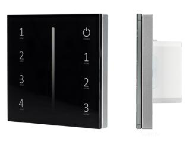 Панель SMART-P34-DIM-IN Black (230V, 0-10V, Sens, 2.4G) (Arlight, IP20 Пластик, 5 лет) фото:7