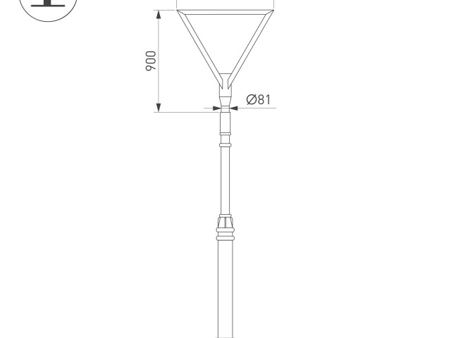 Светильник OXOR-TRILEIS-900x850х80-25W Day4000 (BK, 120 deg, 230V) IP65  (Arlight, IP65 Металл, 3 года) фото:1