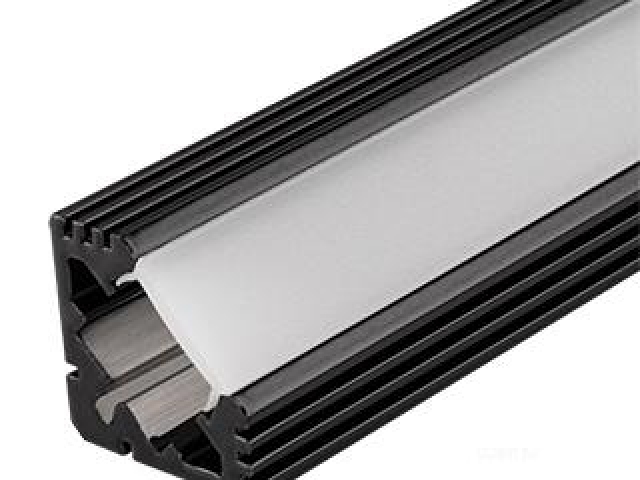 Профиль PDS45-T-2000 ANOD Black RAL9005 (Arlight, Алюминий) фото:4