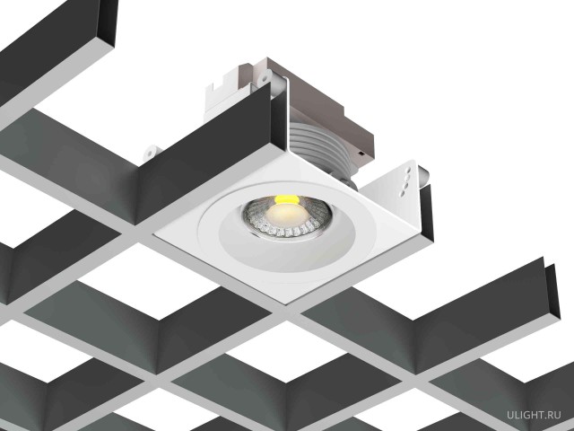 Светильник HOKASU DOT Grilyato-100 (RAL9003 — 3.5K/40W/15deg/VB) фото:2