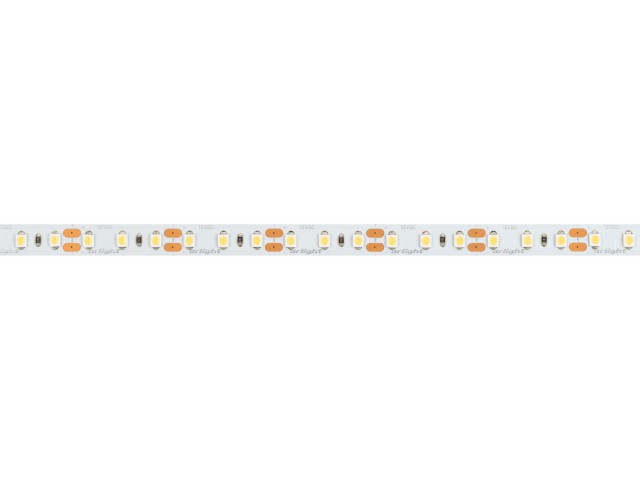 Лента NT-A120-8mm 12V Warm3000 (9.6 W/m, IP20, 3528, 5m) (Arlight, 9.6 Вт/м, IP20) фото:1