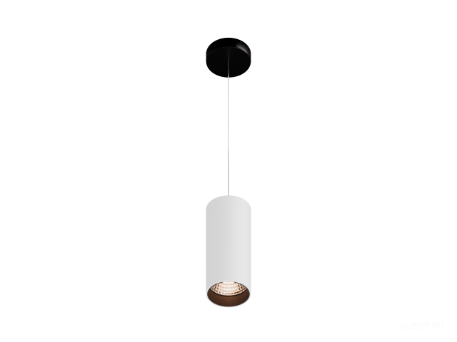 Подвесной светильник HOKASU Tube Hang (85-160/ral9003 – 30w/3090/15deg) фото:1