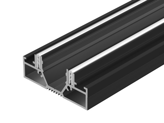 Профиль STRETCH-20-CEIL-D-CENTER-2000 BLACK (Arlight, Алюминий) фото:3