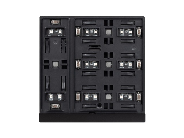 INTELLIGENT ARLIGHT Механизм панели KNX-304-22-IN Black (Bus) (IARL, IP20 Пластик, 2 года) фото:3