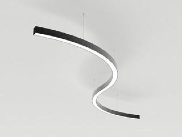 Светильник SP-LINE-HANG ARC-S3535-D1500-124W Warm3000 (BLACK, 230V) (Arlight, Металл) фото:4