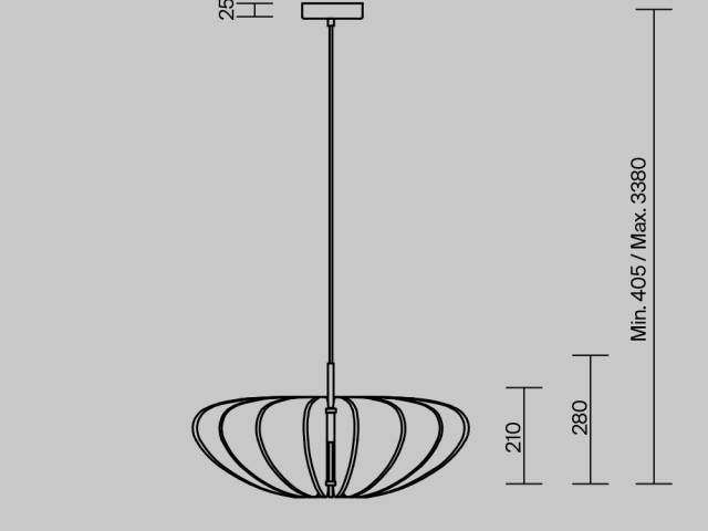 Подвесной светильник Maytoni MOD398PL-01GR1 фото:7