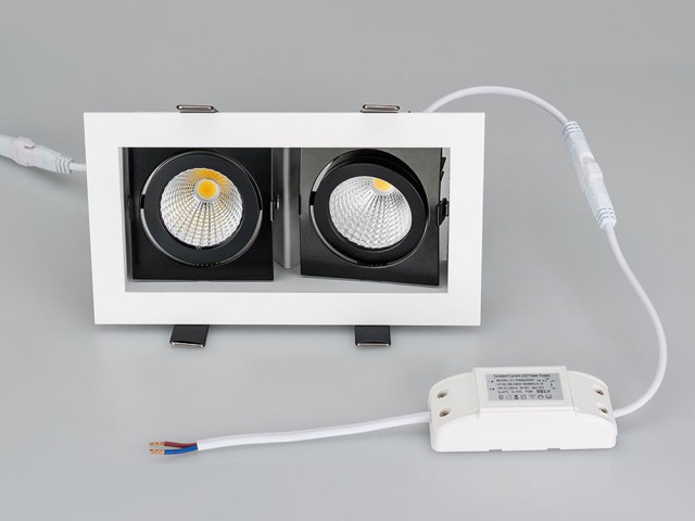 Светильник CL-KARDAN-S180x102-2x9W Day (WH-BK, 38 deg) (Arlight, IP20 Металл, 3 года) фото:3