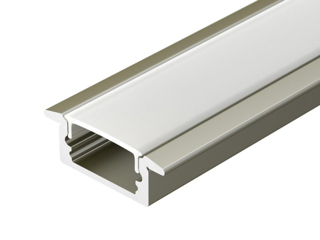 Профиль LINE-2308-F-2000 ANOD OLIVE GREY (Arlight, Алюминий) фото:1