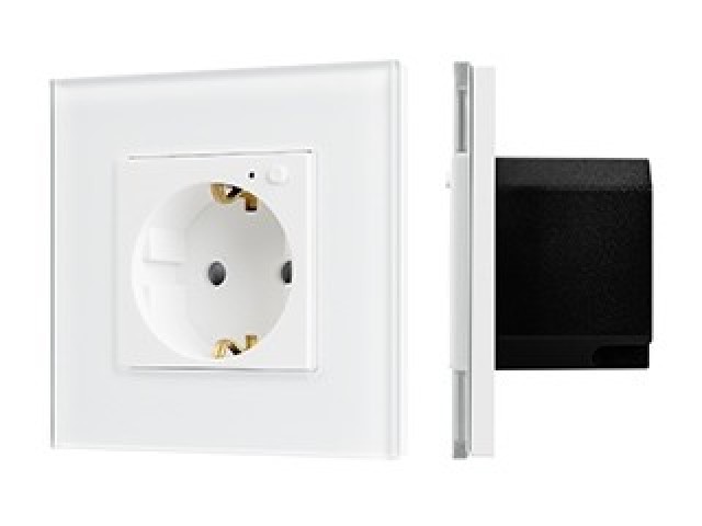 Розетка электрическая с Zigbee управлением SCT-OMALI-EUZB1-PL-WH (240V, 16A, Zigbee) (Arlight, -) фото:1