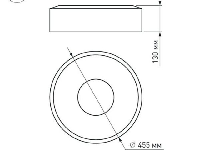 Светильник SP-TOR-RING-SURFACE-R460-33W Day4000 (WH, 120 deg) (Arlight, IP20 Металл, 3 года) фото:6
