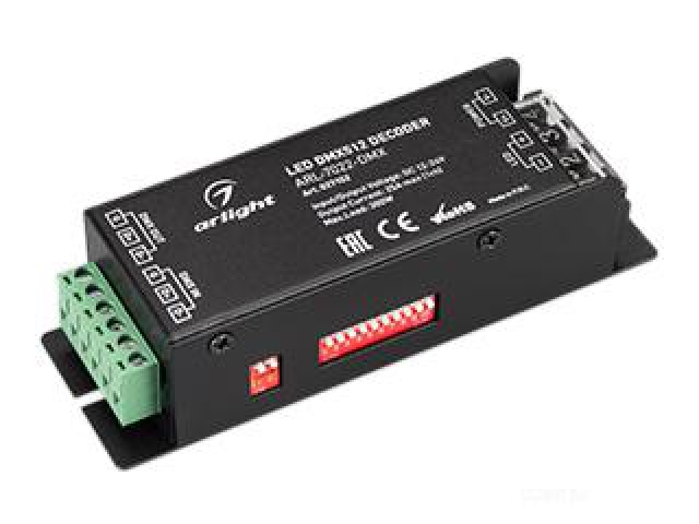 Декодер ARL-7022-DMX (12-24V, 1x25A, DMX512) (Arlight, IP20 Металл, 3 года) фото:8