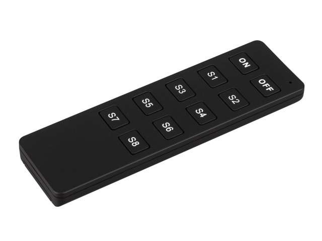 INTELLIGENT ARLIGHT Пульт SMART-801-22-8SC-MULTI Black (3V, 2.4G) (IARL, IP20 Пластик, 5 лет) фото:1
