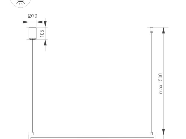 Светильник SP-UMBRA-HANG-H-L900-15W Warm3000 (BK, 120 deg, 230V) (Arlight, IP20 Металл, 3 года) фото:3