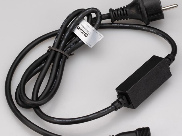 Шнур питания ARD-PRO-STD-1.5M Black (230V, 1.6A) (Ardecoled, Закрытый) фото:2