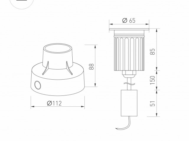 Светильник LTD-GROUND-XL-R65-6W Warm3000 (SL, 15 deg, 230V) (Arlight, IP67 Металл, 3 года) фото:3