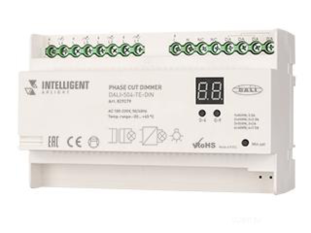 INTELLIGENT ARLIGHT Диммер DALI-504-TE-DIN(230V, 4x2A) (IARL, -) фото:9