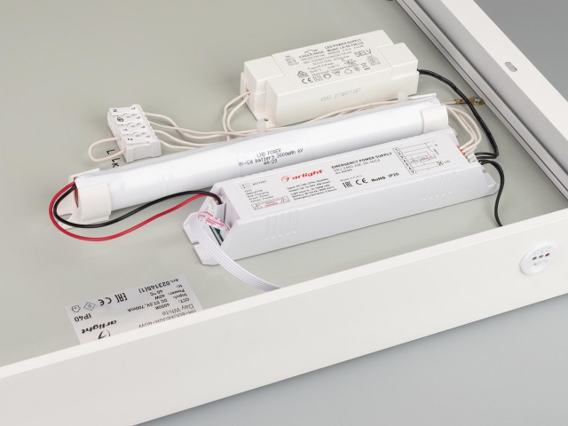 Панель IM-EMERGENCY-2H-S600x600-45W Warm3000 (WH, 120 deg, 230V) (Arlight, IP40 Металл, 2 года) фото:7