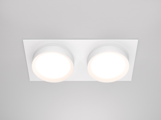 Встраиваемый светильник Technical DL086-02-GX53-SQ-W фото:14