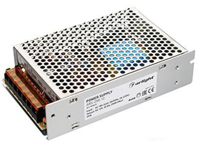 Блок питания ARS-250-12 (12V, 20,8A, 250W) (Arlight, IP20 Сетка, 2 года) фото:2