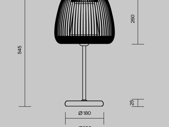 Настольный светильник Maytoni MOD409TL-01B фото:9
