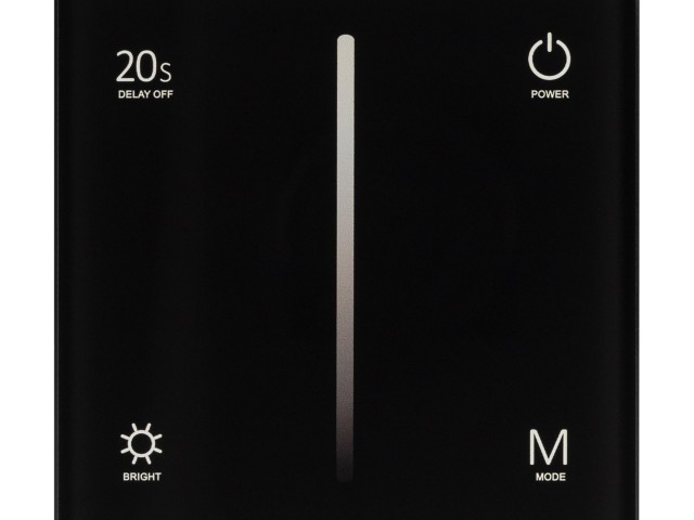 Панель SMART-P36-DIM-IN Black (230V, 1.2A, TRIAC, Sens, 2.4G) (Arlight, IP20 Пластик, 5 лет) фото:2