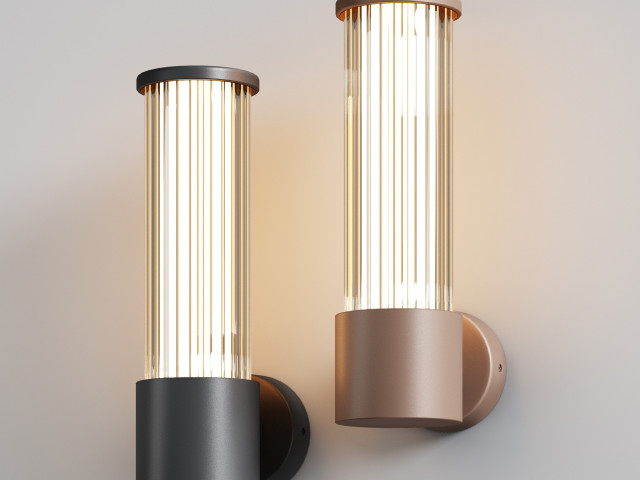 Уличный настенный светильник Outdoor O593WL-L8B3K фото:4