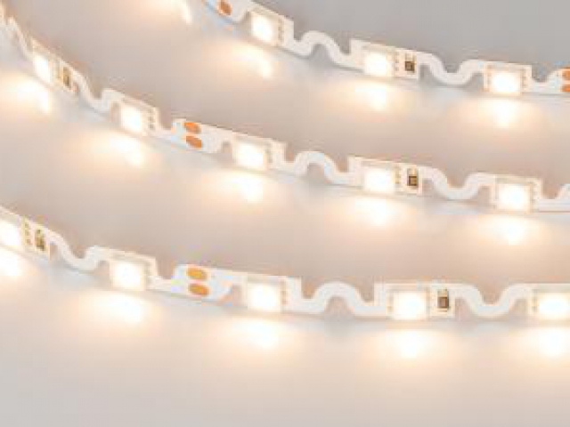 Лента RZ 2-5000 12V Warm2700 2x (5060, 240 LED, Wave) (Arlight, 11.5 Вт/м, IP20) фото:1