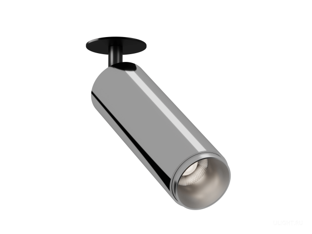 Встраиваемый светильник HOKASU Tube IN Zoom (55-120/silver – 10w/3090/12-50deg) фото:1