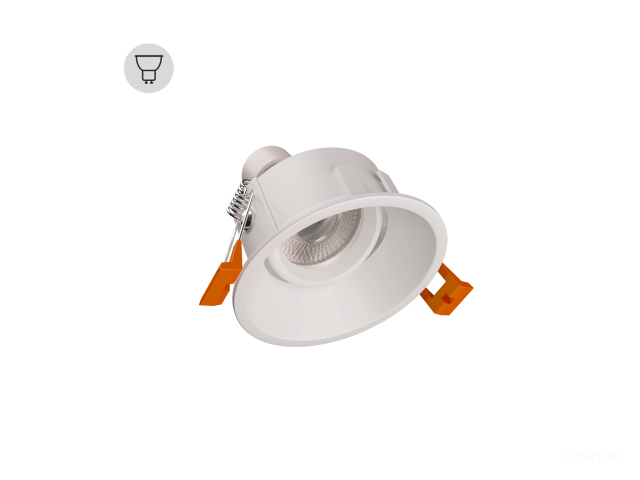 Рамка для LED модуля POINT Twist  (RAL9003 — MR16/GU10) фото:1