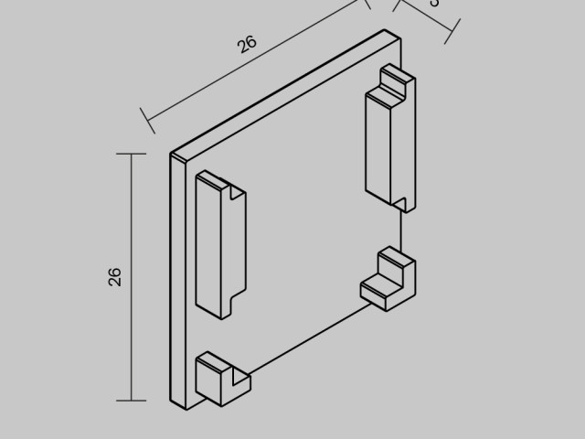 Комплектующие для трековой системы Technical TRAMN034EC-41B фото:1