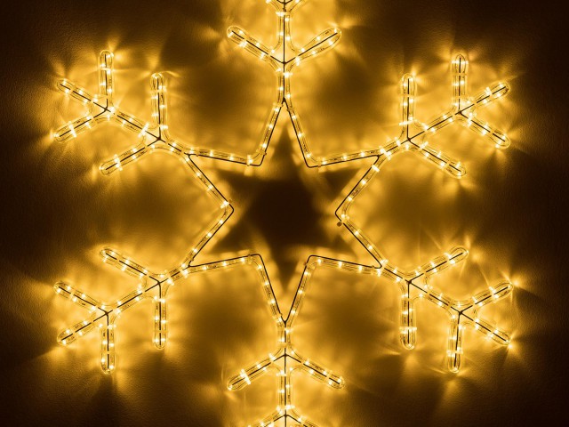 Фигура ARD-SNOWFLAKE-M4-750x750-324LED Warm (230V, 18W) (Ardecoled, IP65) фото:2