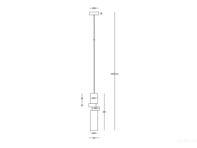 Подвесной светильник Maytoni MOD303PL-01CFL2 фото:4
