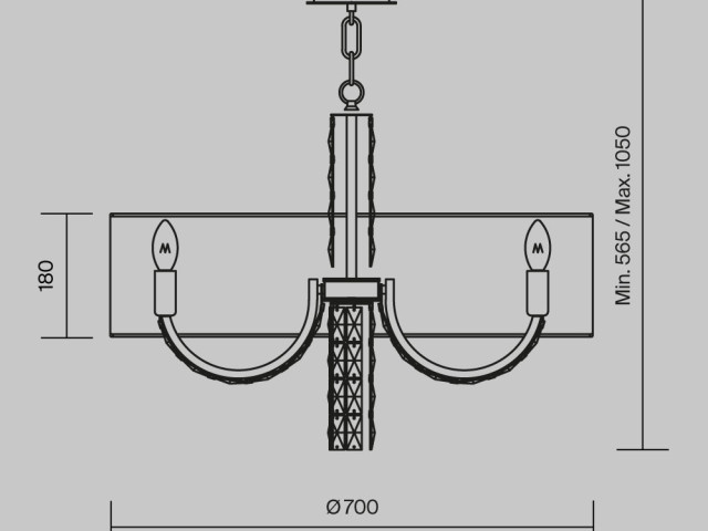 Подвесной светильник Maytoni DIA008PL-06CH фото:13