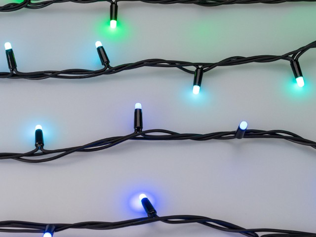 Светодиодная гирлянда ARD-STRING-PRO-10000-BLACK-100LED-MILK-LIVE RGB-DMX (24V, 10W) (Ardecoled, IP65) фото:8