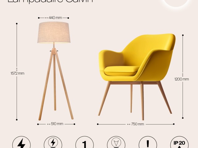 Напольный светильник (торшер) Maytoni Z177-FL-01-BR фото:20