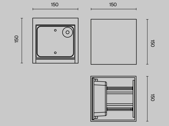 Архитектурная подсветка Outdoor O572WL-L20B3K фото:1